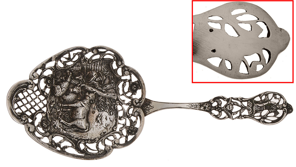 Sterling Flatware Bonbonnieres Server by Unknown Mfg Silver-1