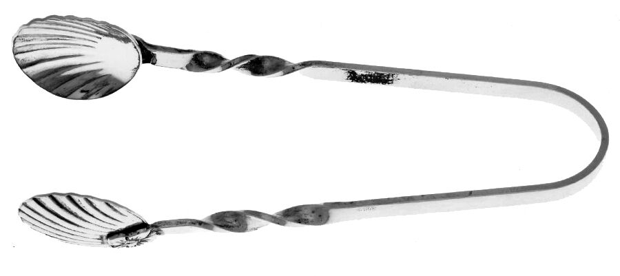 Sterling Flatware Bon Bon Tongs by Unknown Mfg Silver-1
