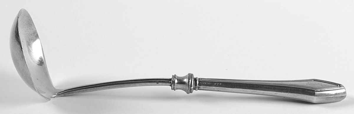 Sterling Flatware Hollow Handle Gravy Ladle, Plate Bowl by Unknown Mfg Silver-1