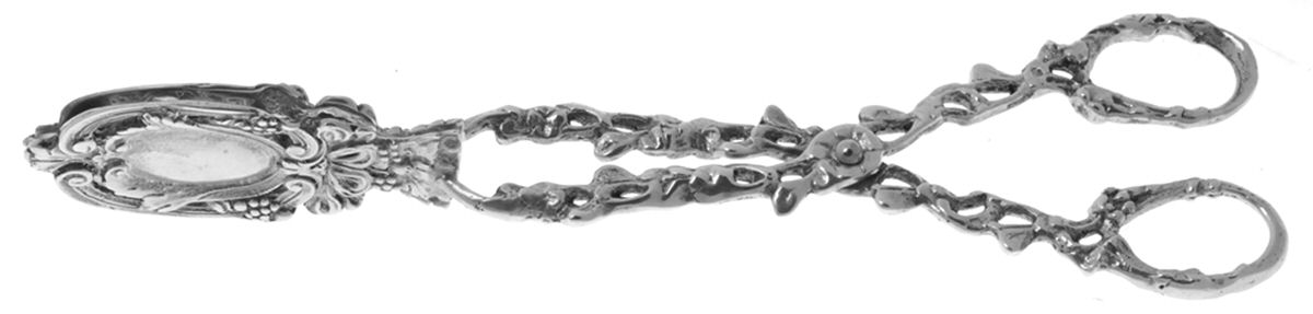 Sterling Flatware Solid All Purpose Buffet Serving Tongs by Unknown Mfg Silver-1