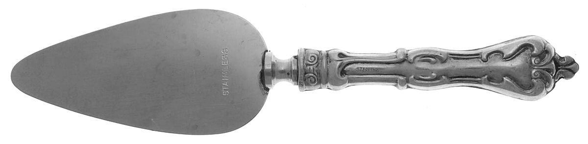 Sterling Flatware Cheese Server with Stainless Blade by Unknown Mfg Silver-1
