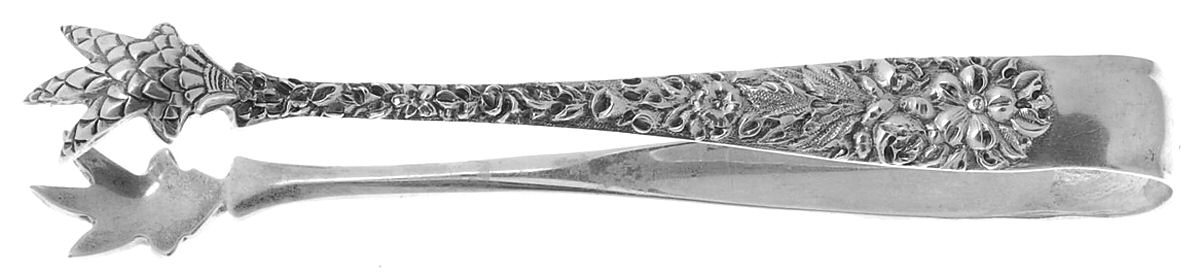Sterling Flatware Large Sugar Tongs by Unknown Mfg Silver-1