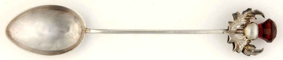 Sterling Flatware Five O'Clock Spoon by Unknown Mfg Silver-1