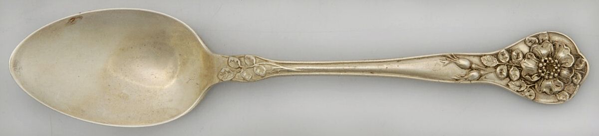 Sterling Flatware Teaspoon by Unknown Mfg Silver-1