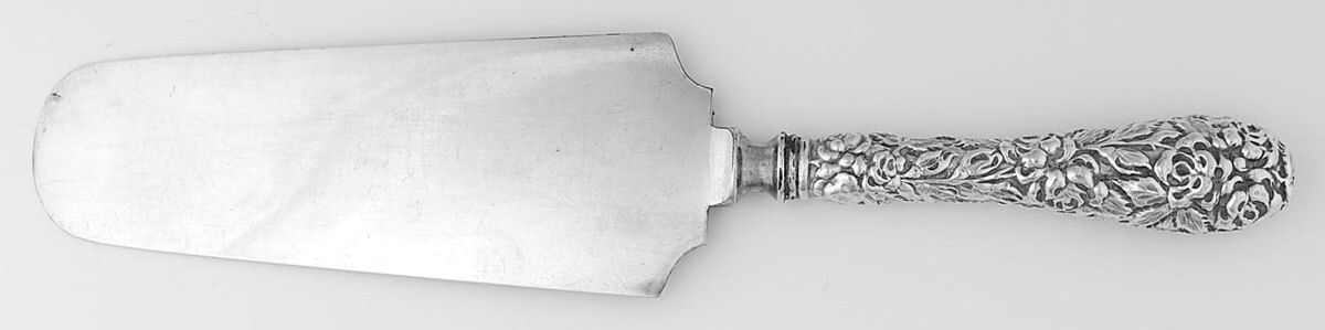 Sterling Flatware Pie & Cake Server with Stainless Blade by Unknown Mfg Silver-1