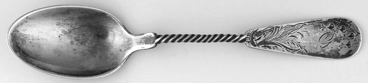 Sterling Flatware Five O'Clock Spoon by Unknown Mfg Silver-1