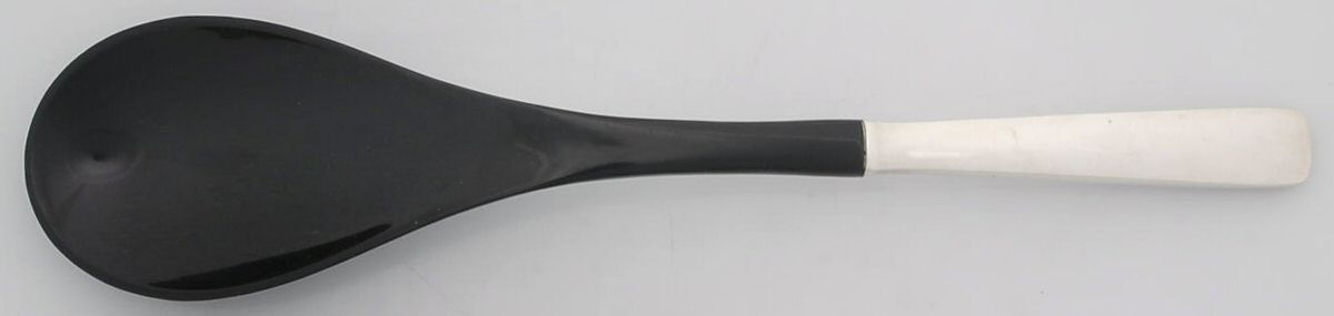 Sterling Flatware Salad Serving Fork with Plastic Prongs by Unknown Mfg Silver-1