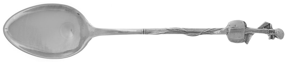 Sterling Flatware Demitasse Spoon by Unknown Mfg Silver-1