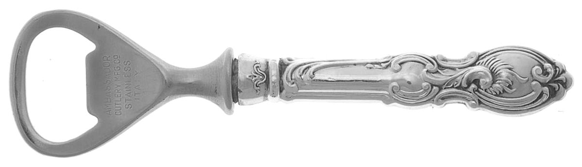 Sterling Flatware Bottle Opener with Stainless Bowl by Unknown Mfg Silver-1