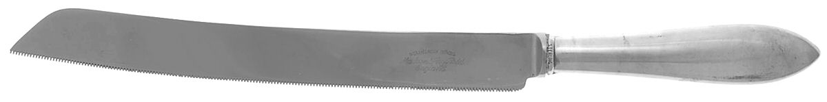 Sterling Flatware Wedding Cake Knife with Stainless Blade by Unknown Mfg Silver-1