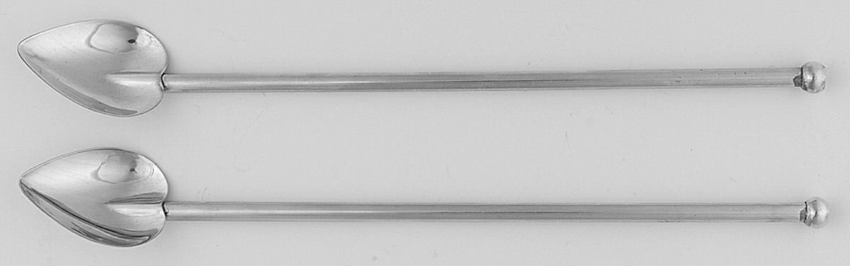 Sterling Flatware Tea Sipper (Set of 2) by Unknown Mfg Silver-1
