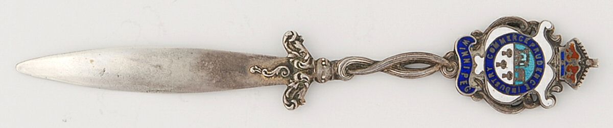 Sterling Flatware Letter Opener Solid Piece by Unknown Mfg Silver-1