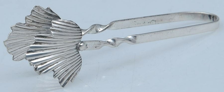 Sterling Flatware Sugar Tongs by Unknown Mfg Silver-1