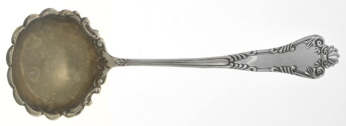 Sterling Flatware Solid Piece Cream Ladle by Unknown Mfg Silver-1