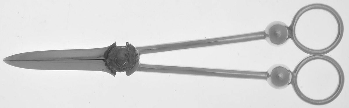 Silverplate Flatware Library Scissors/Letter Opener by Unknown Mfg Silver-1
