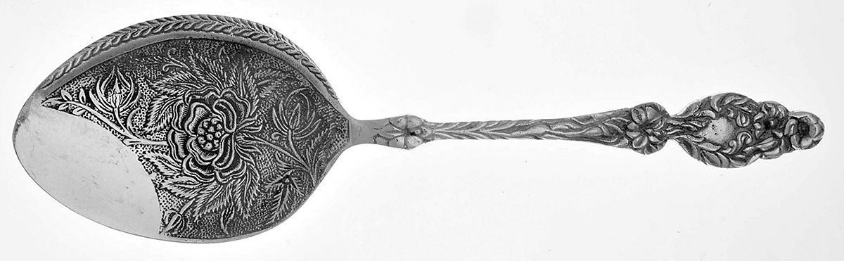 Silverplate Flatware Solid Pie Server by Unknown Mfg Silver-1