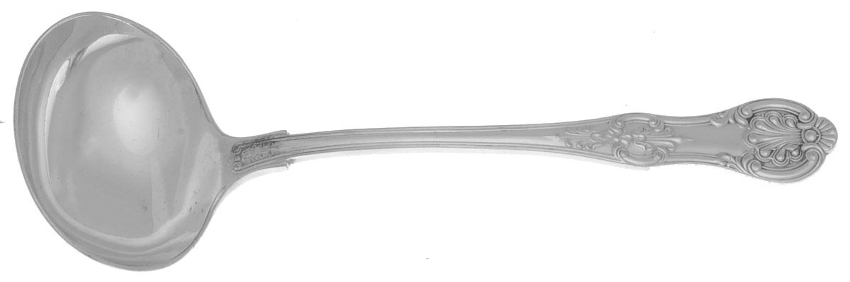 Silverplate Flatware Solid Gravy Ladle by Unknown Mfg Silver-1