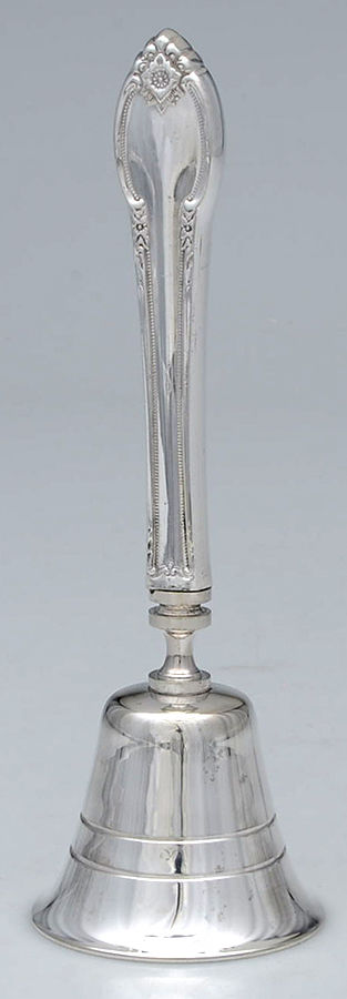 Silverplate Flatware Silverplate Bell by Unknown Mfg Silver-1