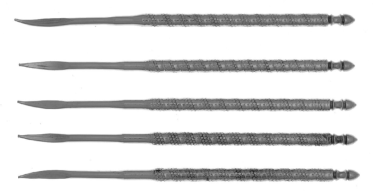 Silverplate Flatware Nut Pick - Set of 5 by Unknown Mfg Silver-1