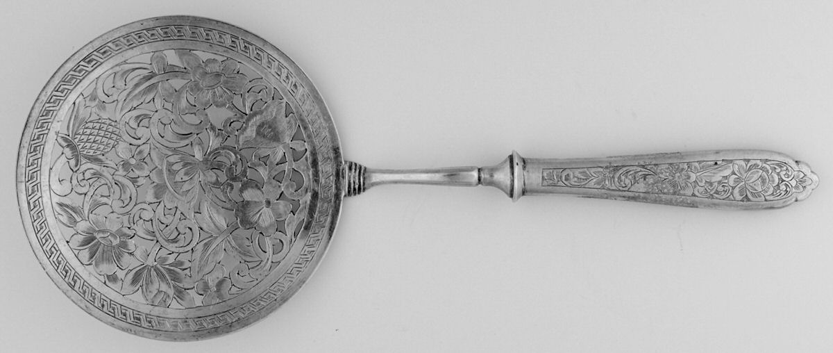 Silverplate Flatware Cocktail Strainer by Unknown Mfg Silver-1
