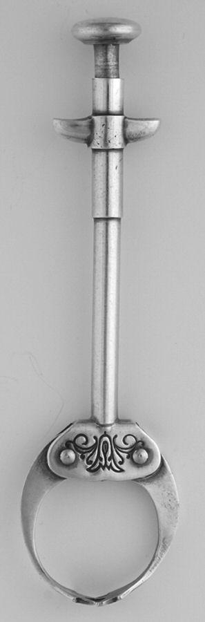 Silverplate Flatware Sugar Tongs by Unknown Mfg Silver-1
