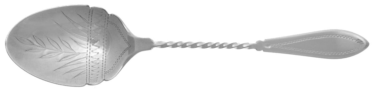 Silverplate Flatware Sugar Spoon by Unknown Mfg Silver-1