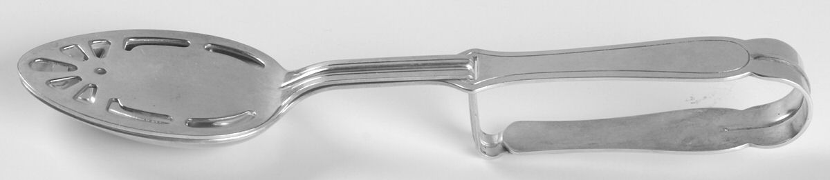 Silverplate Flatware Yoked Serving Tongs by Unknown Mfg Silver-1