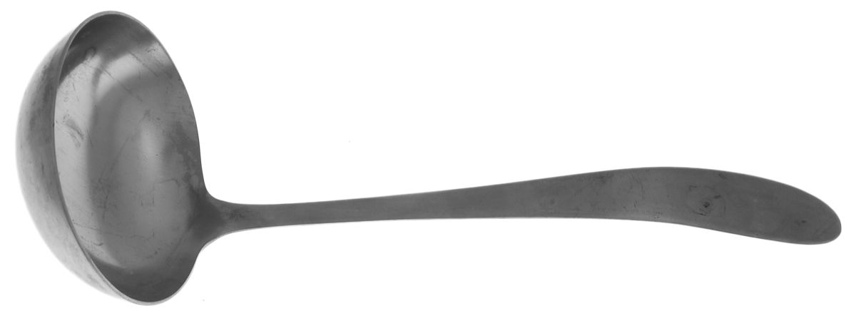 Stainless Flatware Solid Soup Ladle by Unknown Mfg Silver-1