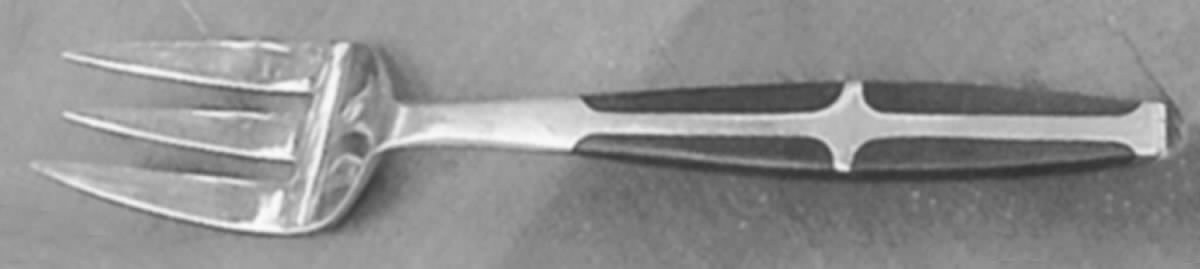 UNF581 (Stainless) Medium Solid Cold Meat Serving Fork by Unknown Mfg Silver-1