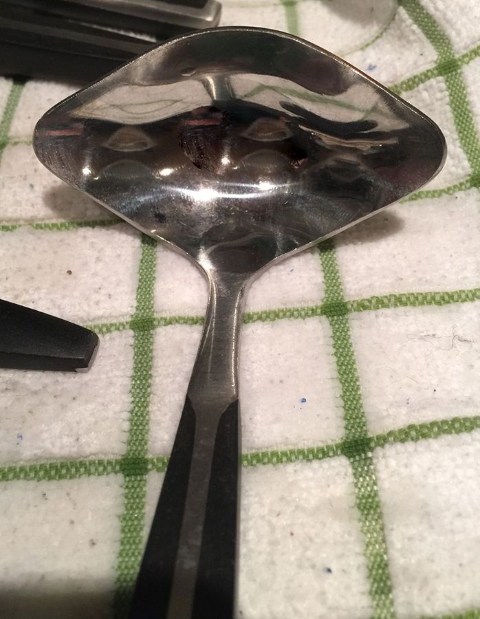 UNF581 (Stainless) Solid Gravy Ladle by Unknown Mfg Silver-1