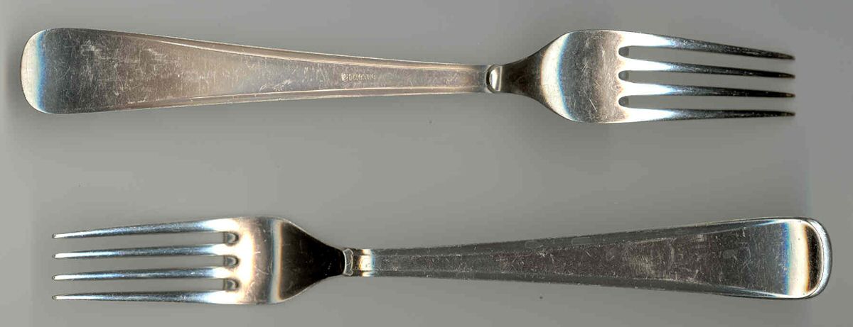 Hartglantz (Silverplate) Fork by Unknown Mfg Silver-1