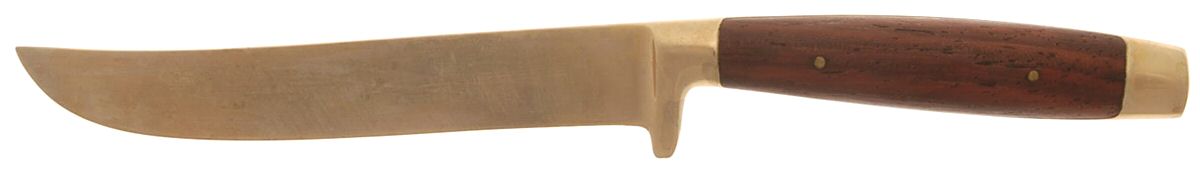 Imperial Rose (Brassware) Individual Solid Handle Steak Knife by Unknown Mfg Silver-1