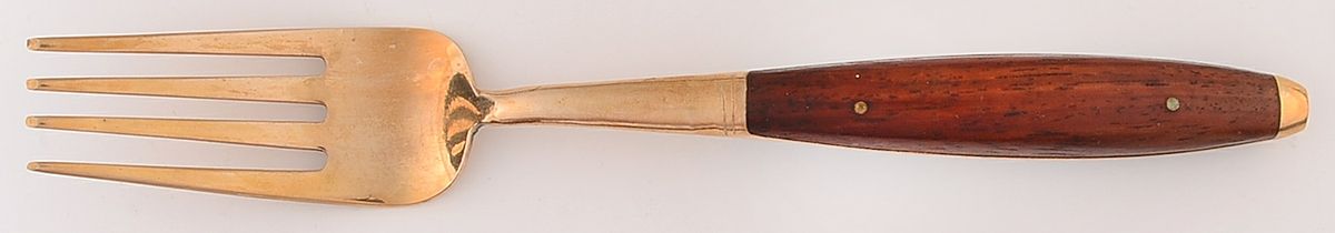 Imperial Rose (Brassware) Fork by Unknown Mfg Silver-1