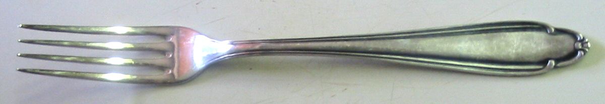 UNF612 (Silverplate) Fork by Unknown Mfg Silver-1