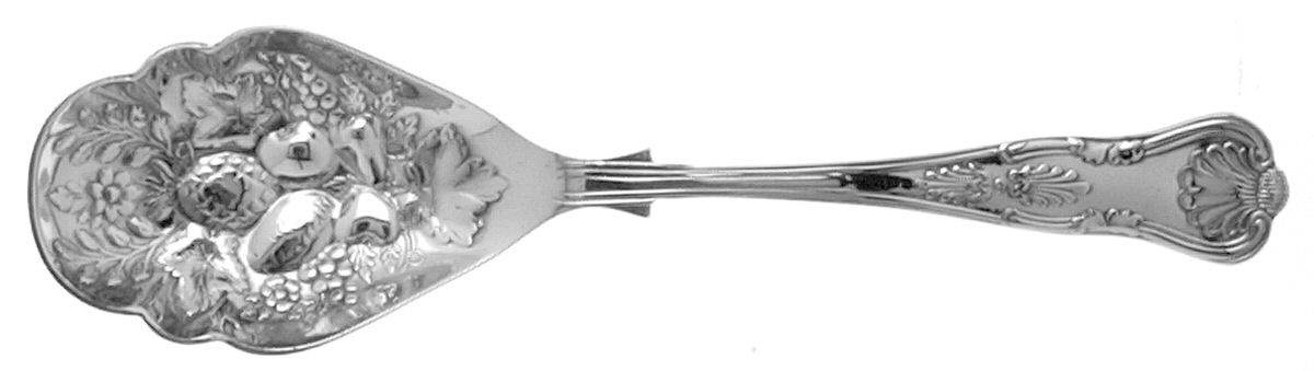 Kings (Silverplate) Sugar Spoon by S.G. Silverplate (England)-1