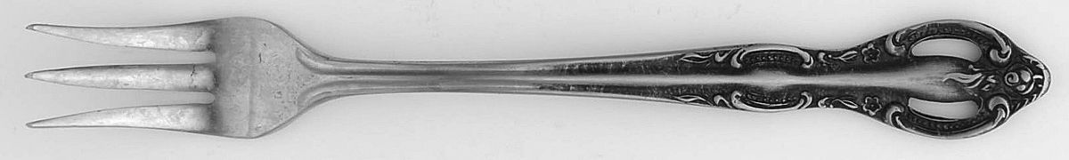 UNF633 (Stainless) Cocktail/Seafood Fork by Unknown Mfg Silver-1