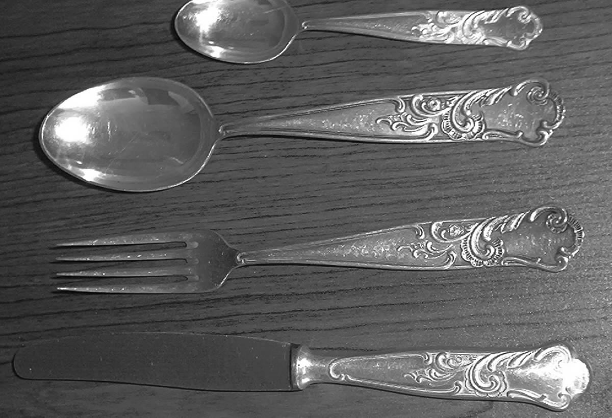 Erjo (Silverplate) Fork by Unknown Mfg Silver-1