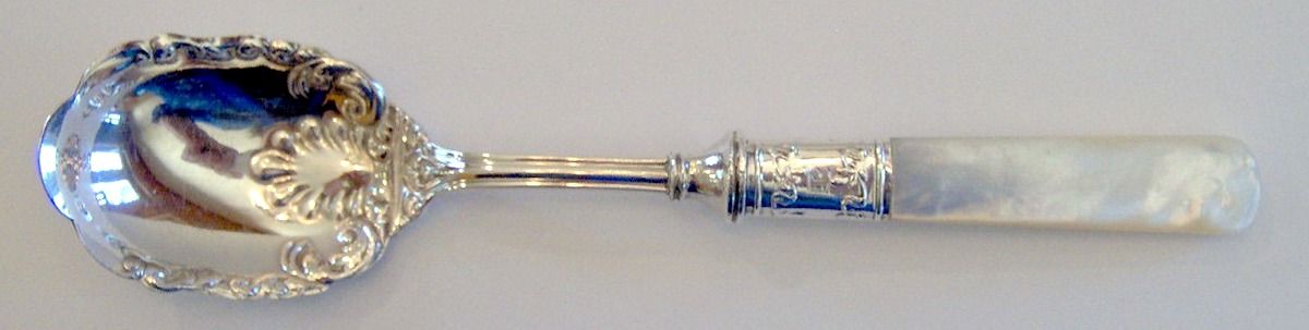 Pearl Handled Flatware (Sterling) Pearl Handle Sugar Shell by Universal-1