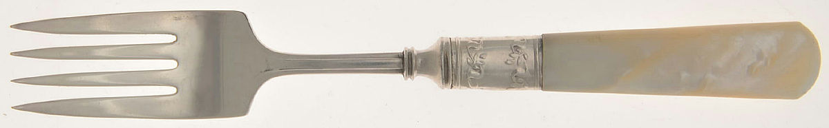 Pearl Handled Flatware (Sterling) Pearl Handle Individual Salad Fork by Universal-1