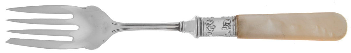 Pearl Handled Flatware (Sterling) Pearl Handle Individual Dessert Fork by Universal-1