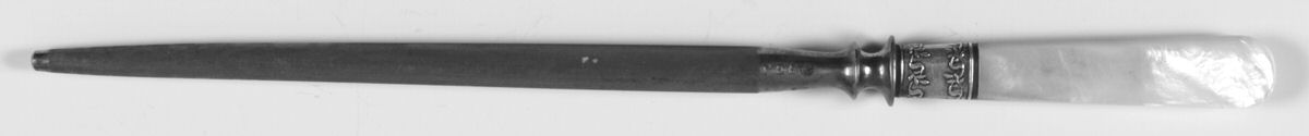 Pearl Handled Flatware (Sterling) Large Roast Steel Rod Knife Sharpener by Universal-1