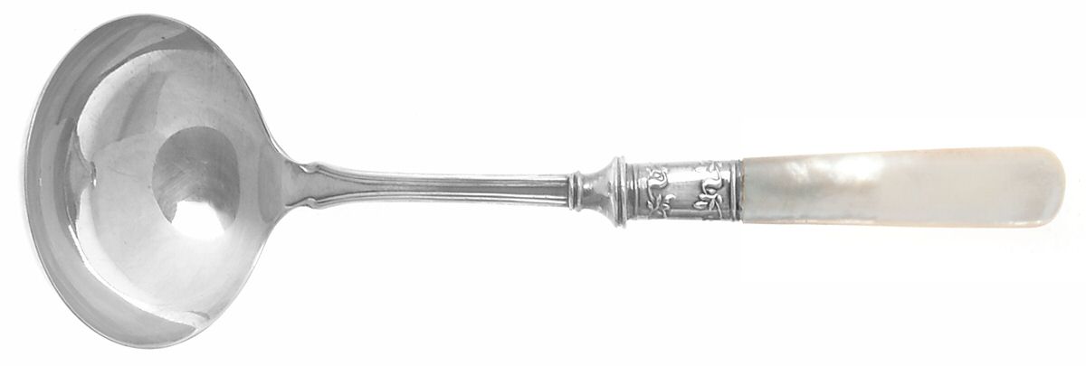 Pearl Handled Flatware (Sterling) Pearl Handle Gravy Ladle by Universal-1