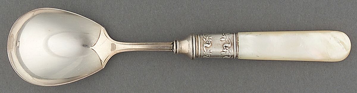 Pearl Handled Flatware (Sterling) Pearl Handle Sugar Spoon by Universal-1