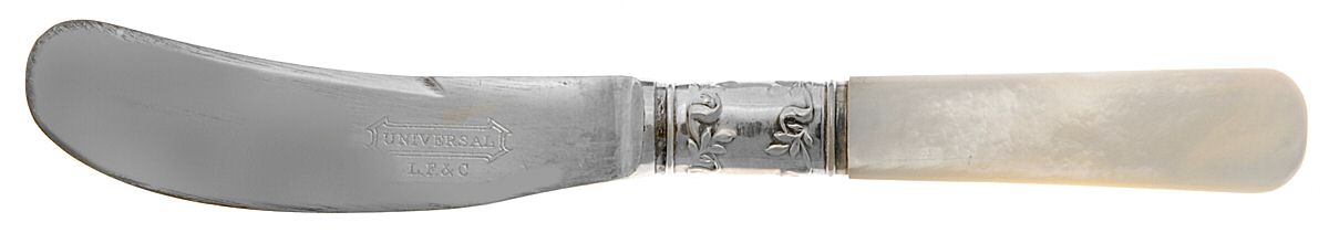 Pearl Handled Flatware (Sterling) Pearl Handle Butter Spread/Paddle by Universal-1