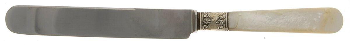 Pearl Handled Flatware (Sterling) Hollow Pearl Handle Old French Knife by Universal-1