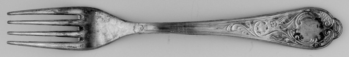 800-18 (Silverplate) Fork by Unknown Mfg Silver-1