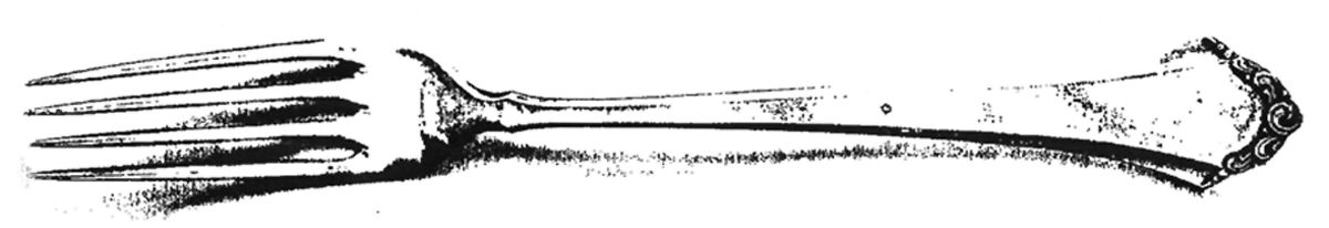 925-1 (Sterling) Fork by Unknown Mfg Silver-1