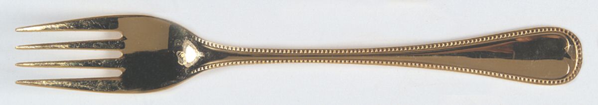 UNF657 (Gold Electroplate) Fork by Unknown Mfg Silver-1