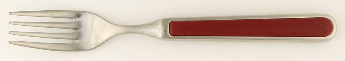Seed-Maroon (Stainless) Individual Salad Fork by Unknown Mfg Silver-1