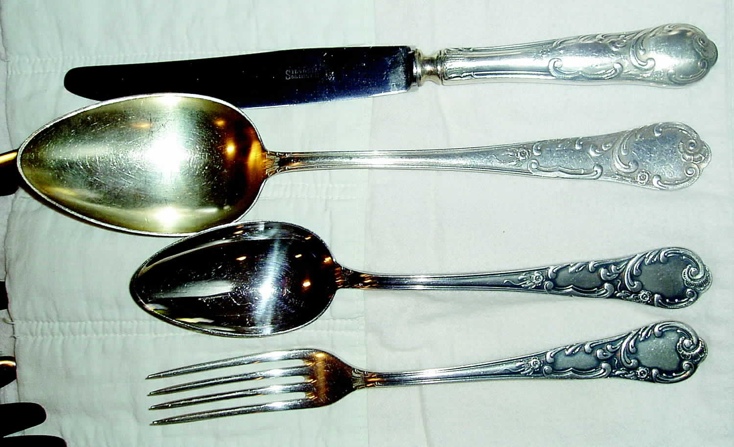 UNF678 (Silverplate) Fork by Unknown Mfg Silver-1